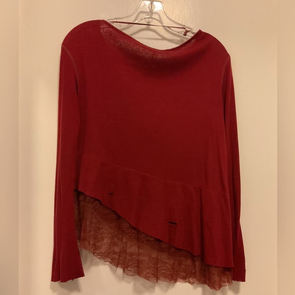 Sexy Sweater with Holes & Lace